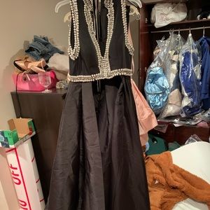 Black Mac Dugal jumpsuit.